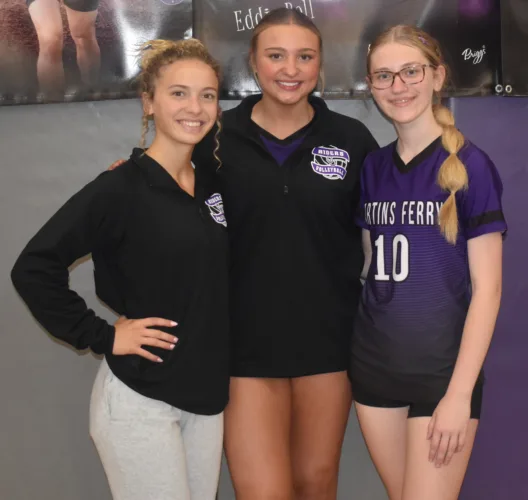 Martins Ferry Volleyball Trio Reaches Milestones